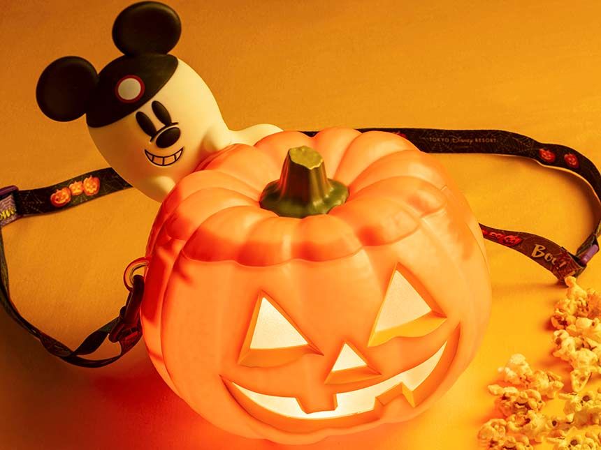 ハロウィーンのポップコーンバケット（東京ディズニーリゾート公式サイトより）